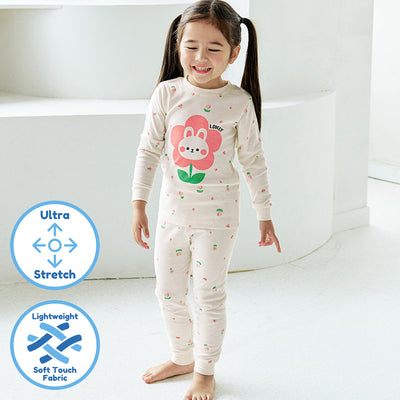 Flower Rabbit Face Sleep Set (Slim Fit) 2410MK26