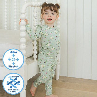 Mint Flora Adele Sleep Set (Slim Fit) 2501C01