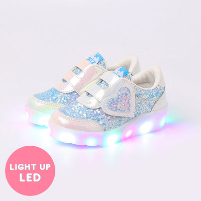 Blue Heart Ring Magic LED Sneakers 2503OZ09