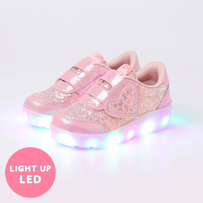 Pink Heart Ring Magic LED Sneakers 2503OZ10