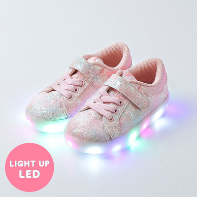 Pink Twinklelight LED Sneakers 2503OZ13